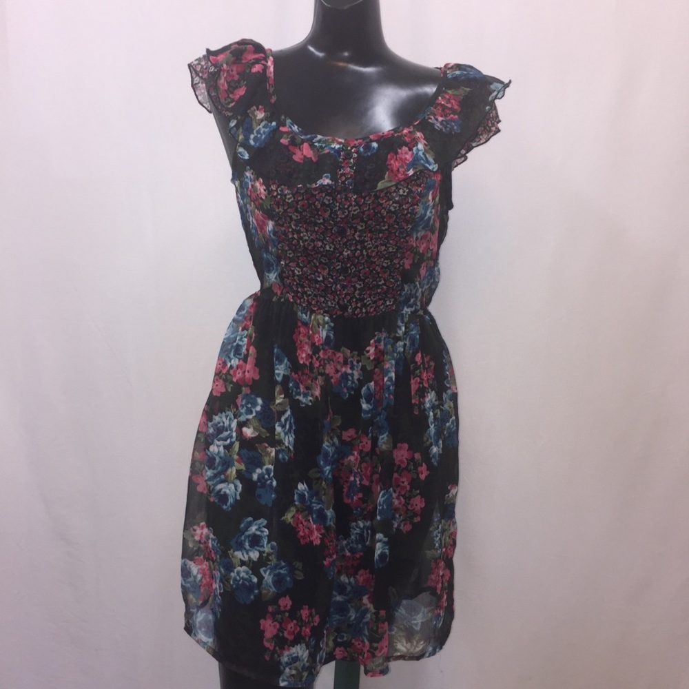 American Rag Sheer Floral Dress